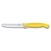 Swiss Classic faltbares Gemüsemesser 11 cm gelb