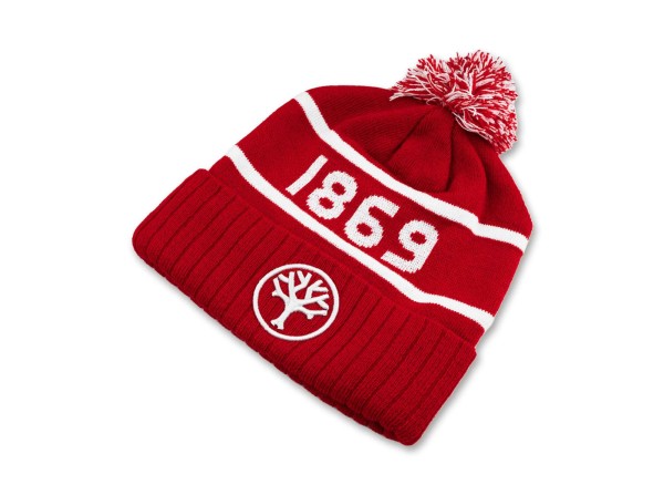 Bommelmütze 1869 Rot