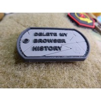 Browser History Dog Tag Patch, fullcolor / JTG 3D Rubber Patch
