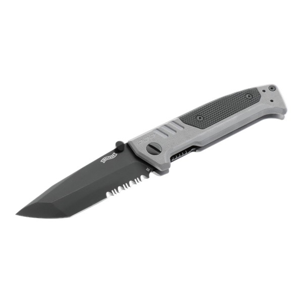 PDP Tanto D2 Stahl, Tungsten Gray, Wellenschliff