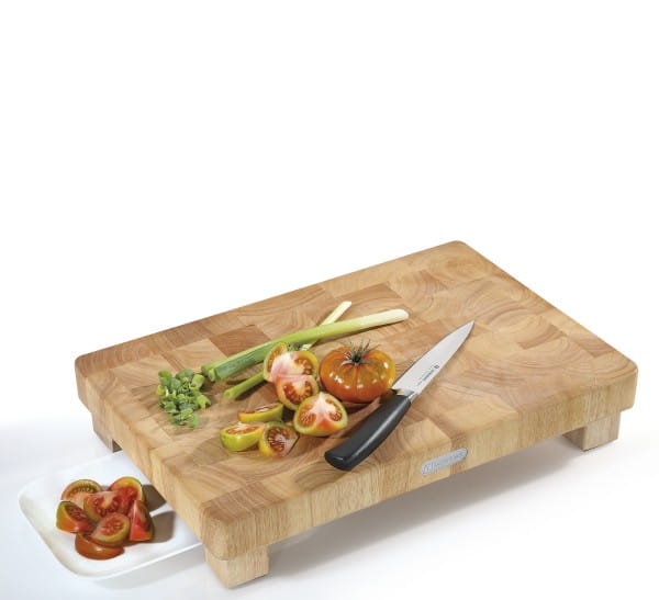 Hackblock hell Stirnholz 45 x 30 x 8,5 cm