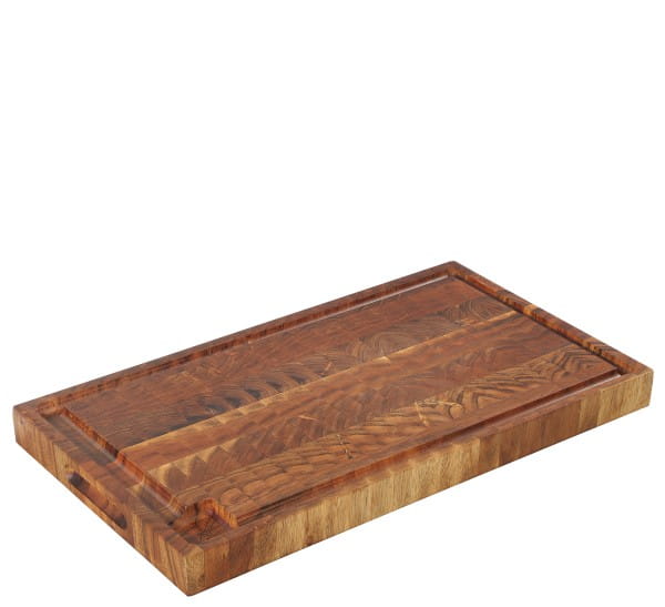 Hackblock Akazie Stirnholz 54 x 30 x 4 cm