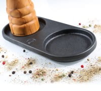 Mühlenuntersetzer für 2 Mühlen Gusseisen