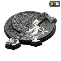M-Tac Undead Viking Patch, grey, 3d Rubber Patch