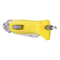 Taschenmesser No 09 DIY, Polyamid, gelb, rostfrei, 2 Bits
