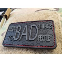 WE DO BAD THINGS ... Insider Patch, blackops, JTG 3D Rubber Patch