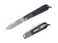 Real Barlow RB-3 Drop Point 12C27 Black Steel