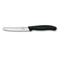 Swiss Classic Tomaten und Tafelmesser 11 cm schwarz