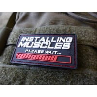 JTG INSTALLING MUSCLES Patch fullcolor JTG 3D Rubber Patch