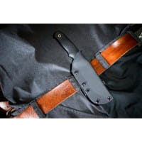 Super Edge 6 Wanger Drugar ATS 34 Schwarz Kydexscheide mit Clip