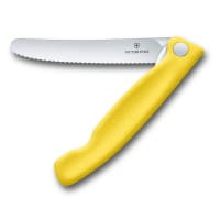 Swiss Classic faltbares Gemüsemesser 11 cm gelb