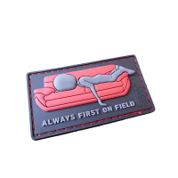 ALWAYS FIRST ON COUCH Patch subbed blackops JTG 3D Rubber Patch