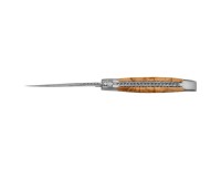 Taschenmesser 12cm Olive Spirale