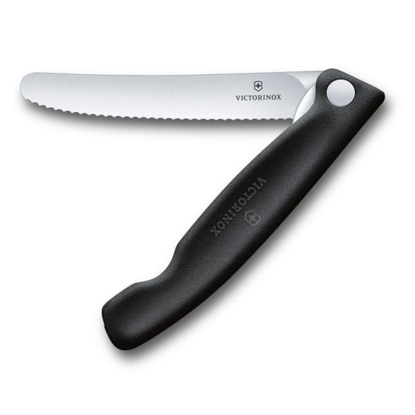Swiss Classic faltbares Gemüsemesser 11 cm schwarz