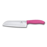 Swiss Classic Santokumesser 17 cm pink mit Kullen