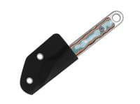 Cannoli AUS-10 Multicolor Vortex Pattern Micarta