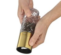 Pfeffermühle oder Salzmühle CRISTALLO gold