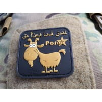 F. THE GOAT Patch tan JTG 3D Rubber Patch