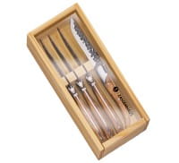 Steakmesser BULL 4er-Set Olivenholz