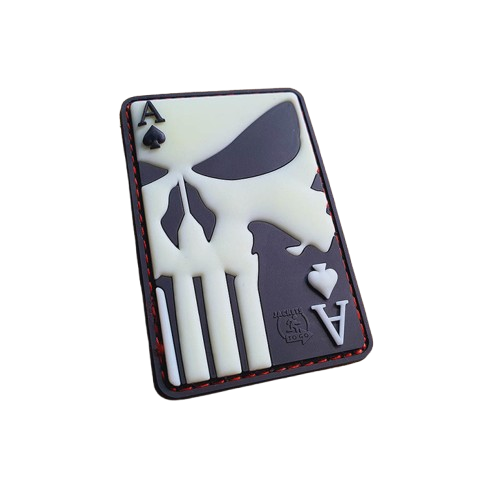 Punisher Ace Of Spades Patch bk-gid JTG 3D Rubber Patch