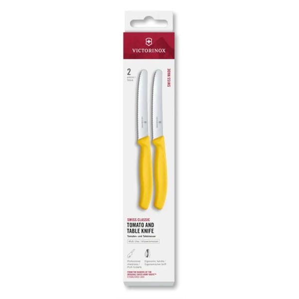 Swiss Classic Tomaten & Tafelmesser Set Gelb 2tlg