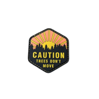 Trees Don´t Move Patch, JTG 3D Rubber Patch