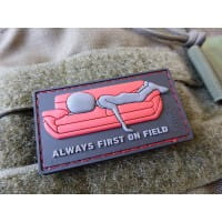 ALWAYS FIRST ON COUCH Patch subbed blackops JTG 3D Rubber Patch