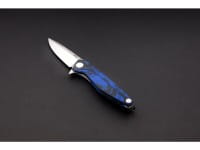 Z300 BB DLC Stonewash/ Glatte Klinge G10 BLUE VELVET